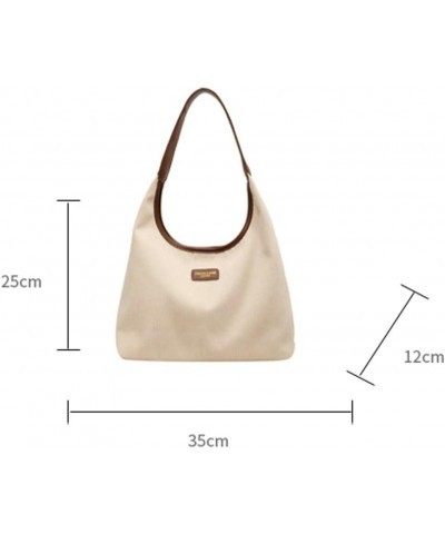 Corduroy Hobo Bag Tote Bag for Women Large Shoulder Bag Casual Handbag Fashion Corduroy Shoulder Bag Cute Tote Bags Coffee $1...