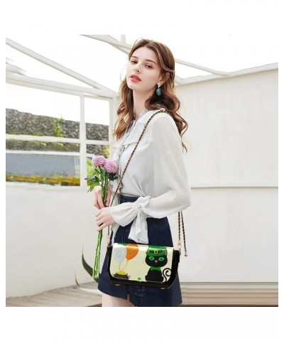 Crossbody Bags for Women Trendy Women's Black Shoulder Bag Small PU Leather Flap Cross Body Bag Handbags Pattern23 $21.72 Cro...