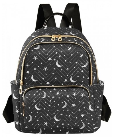 Stars and The Moon Casual Fashion Polyester Travel Rucksack Shoulder Bag Color Medium $17.76 Backpacks