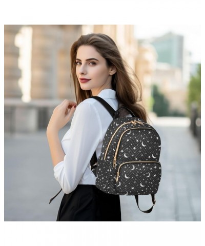 Stars and The Moon Casual Fashion Polyester Travel Rucksack Shoulder Bag Color Medium $17.76 Backpacks