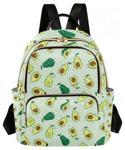 Cute Avocados Backpack Purse for Women, Anti Theft Backpack Small Travel Backpack Shoulder Bags Small(11.41'' x 6.1'' x 14.17...