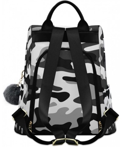 Camouflage Pattern Backpack Purse for Women Fashion Bag Anti-Theft Travel Back Pack Rucksack Shoulder Bag $19.74 Backpacks