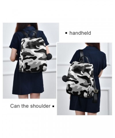 Camouflage Pattern Backpack Purse for Women Fashion Bag Anti-Theft Travel Back Pack Rucksack Shoulder Bag $19.74 Backpacks