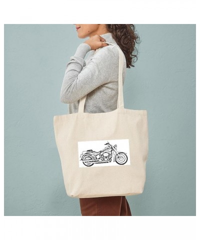 Vintage Motorcycle Tote Bag Natural Canvas Tote Bag, Cloth Shopping Bag Chopper 1 Tote Bag $8.47 Travel Gear