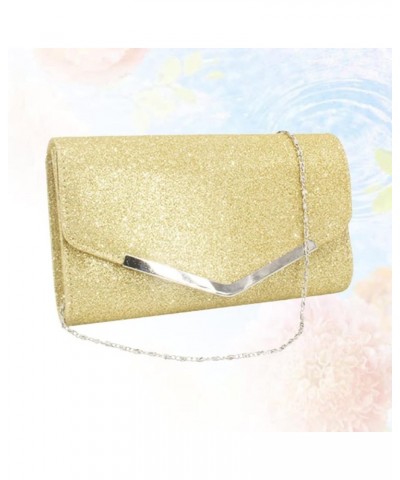 Evening Bag Clutch Purses for Women Wedding Prom Formal Cocktail Party Golden $12.90 Evening Bags