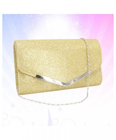 Evening Bag Clutch Purses for Women Wedding Prom Formal Cocktail Party Golden $12.90 Evening Bags