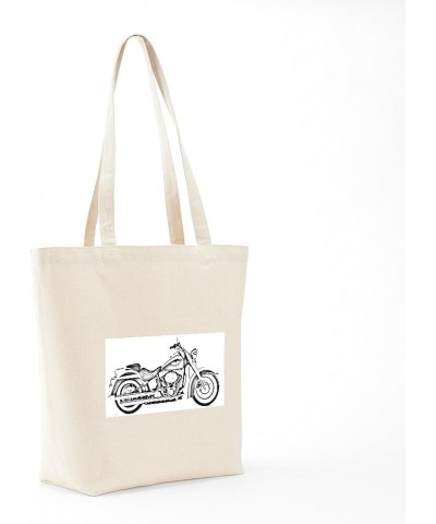 Vintage Motorcycle Tote Bag Natural Canvas Tote Bag, Cloth Shopping Bag Chopper 1 Tote Bag $8.47 Travel Gear