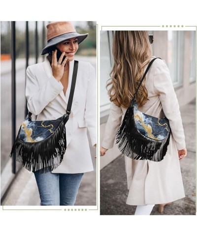 Tassel Crossbody Handbags for Women Ample Capacity Shoulder Bag with Adjustable Strap Durable Travel Bag Bls-01 $9.02 Crossbo...