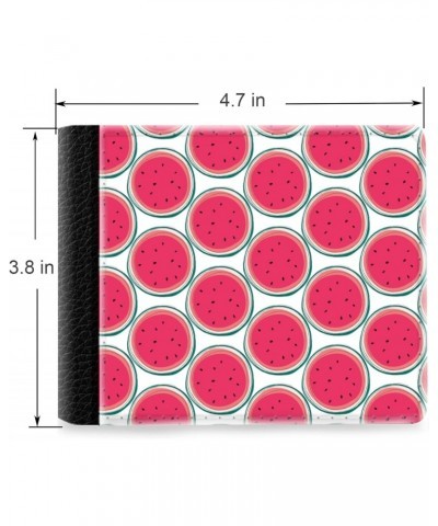 Unique Desige Pattern - Watermelon slices, Slim Front Pocket Wallet Billfold RFID Blocking $9.59 Wallets