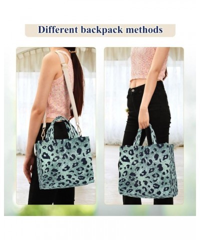 Corduroy Tote Bag for Women, Leopard Print Tote Bag Crossbody Hobo Handbag Shoulder Bag for Work Travel Leopard 642 $15.59 Totes