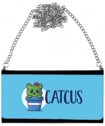 Cat and Cactus Women's Wallet Clutch - Graphic Clutch for Women - Funny Women's Wallet Clutch $25.85 Clutches