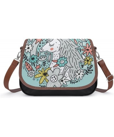 Printed Crossbody Bags Women City Leather Shoulder Bag Satchel Hobo Bags Trendy Traditional Chinese Painting Color5 $20.68 Ho...