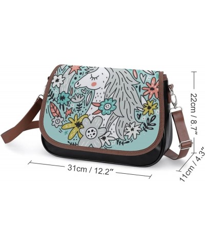 Printed Crossbody Bags Women City Leather Shoulder Bag Satchel Hobo Bags Trendy Traditional Chinese Painting Color5 $20.68 Ho...