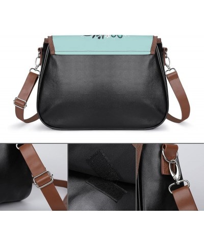 Printed Crossbody Bags Women City Leather Shoulder Bag Satchel Hobo Bags Trendy Traditional Chinese Painting Color5 $20.68 Ho...