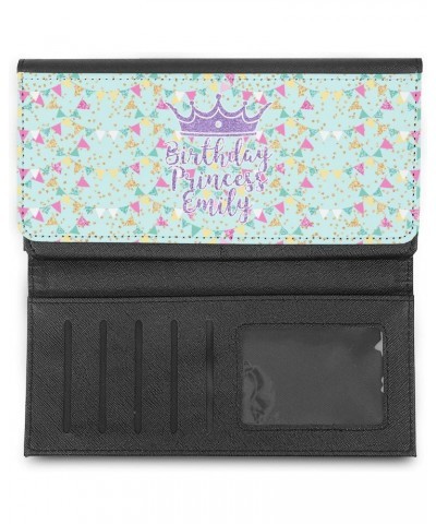 Birthday Princess Leatherette Ladies Wallet (Personalized) $24.86 Wallets