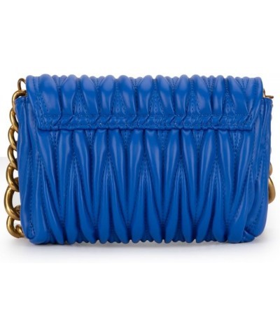 Quilted Handbags for Women Crossbody Bags Trendy Small Purses and Top Handle Handbags Royalblue $17.10 Crossbody Bags