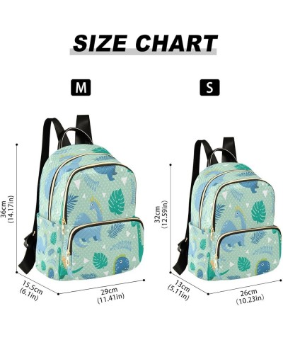 Fashion Backpack Mini Backpack Purse Casual Daily Backpack Jungle and Dinosaurs for Travel for College Work Medium $22.41 Bac...