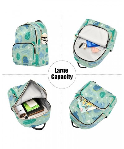 Fashion Backpack Mini Backpack Purse Casual Daily Backpack Jungle and Dinosaurs for Travel for College Work Medium $22.41 Bac...