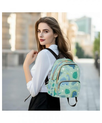 Fashion Backpack Mini Backpack Purse Casual Daily Backpack Jungle and Dinosaurs for Travel for College Work Medium $22.41 Bac...