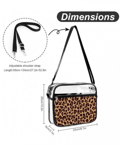 Clear Shoulder Handbag Fashion Waterproof Shoulder Bag With Adjustable Strap Color432 $15.25 Totes