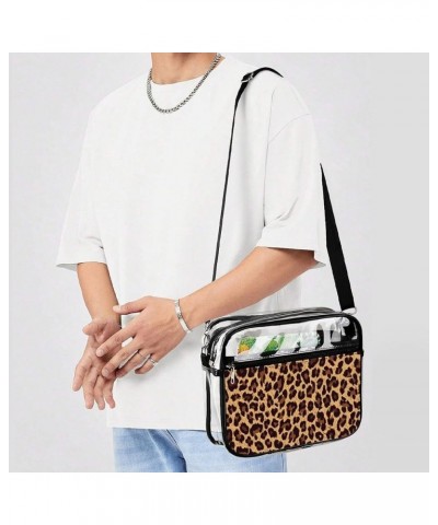 Clear Shoulder Handbag Fashion Waterproof Shoulder Bag With Adjustable Strap Color432 $15.25 Totes