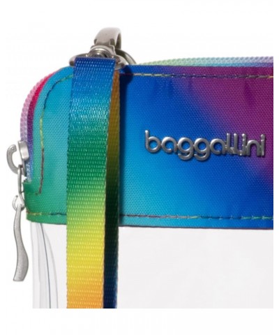 womens Stadium Clear Bryant Crossbody Clear Rainbow Pride $12.29 Crossbody Bags