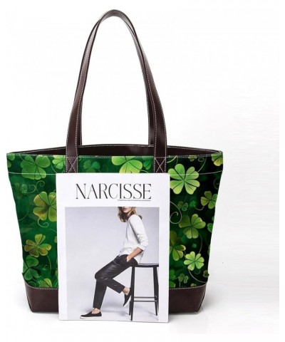 Tote Bag, Large Tote Bags for Women, Women's Tote Handbags, Green Happy St Patrick'S Day, Tote Bags for Women Design 10687 $2...