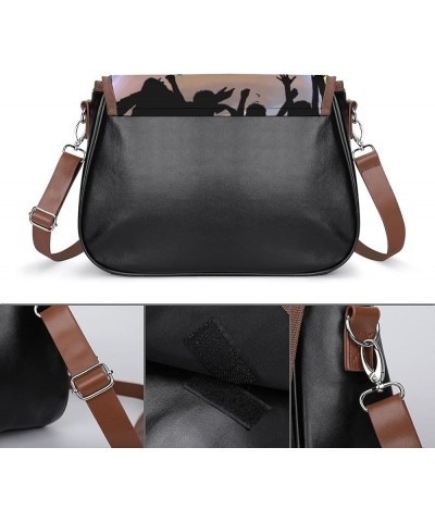 Leather Hobo Bags Women's Crossbody Shoulder Bag Classic City Top Handle Satchels Cartoon Fireman Color3 $27.99 Hobo Bags