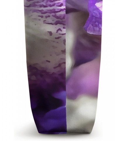 Striking Purple, Violet, and Mauve Iris Abstract Tote Bag $11.51 Totes