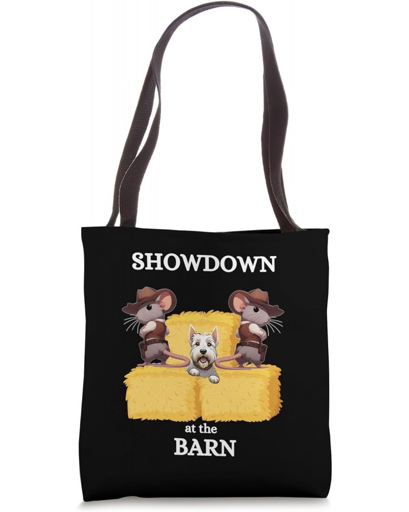 Fun Barn Hunt design - with a West Highland Terrier Tote Bag $13.50 Totes