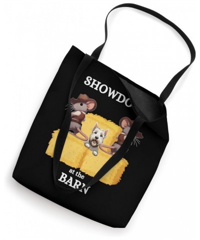 Fun Barn Hunt design - with a West Highland Terrier Tote Bag $13.50 Totes