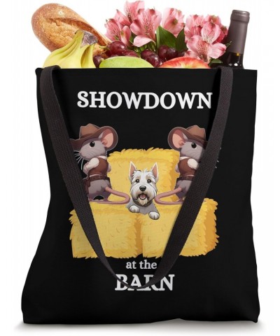 Fun Barn Hunt design - with a West Highland Terrier Tote Bag $13.50 Totes