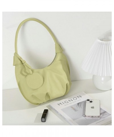 Crossbody Bags for Women PU Leather Dumpling Shoulder Bag Casual Underarm Hobo Purse Trendy Clutch Tote Bag 2024 Yellow $16.1...