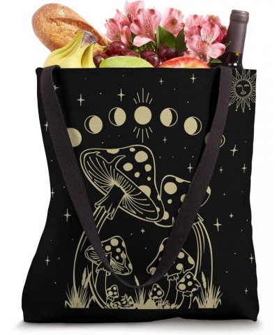 Cottagecore Dark Academia Witchy Goth Mushroom Celestial Tote Bag $14.76 Totes