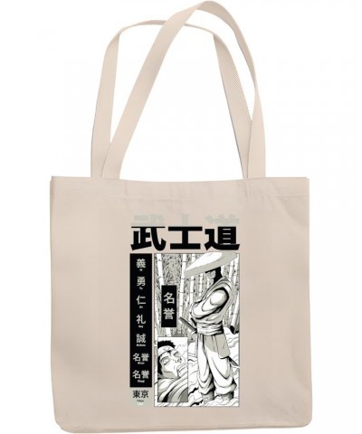 Impressive Samurai Gifts for Japanese Culture Lovers and Sweas Natural White Multicolor Canvas Tote Bag 294 $15.30 Totes