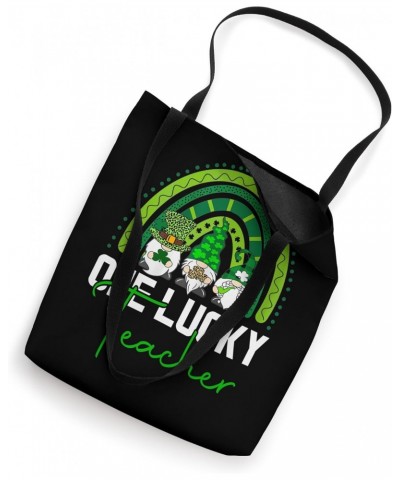 One Lucky Teacher Rainbow St Patrick's Day Shamrock Tote Bag $11.54 Totes