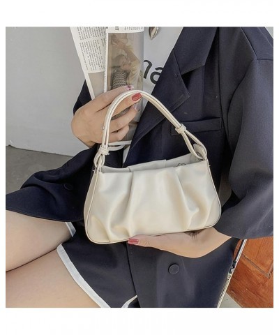 Crescent Shoulder Bag Women Cloud Underarm Handbag CrossBody Purse Hobo Bags Cute Satchels Evening Clutch Tote Handbag White ...