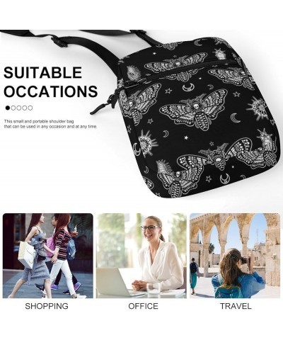 Small Canvas Messenger Bag Casual Shoulder Bag Travel Chest Bag Crossbody Bag Color209 $16.11 Crossbody Bags