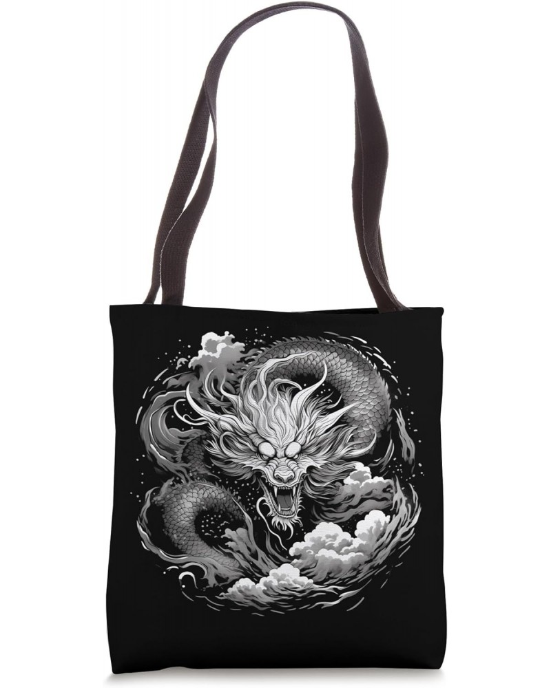 Chinese Lunar Year of the Dragon Zodiac Sign, art Tote Bag $12.41 Totes