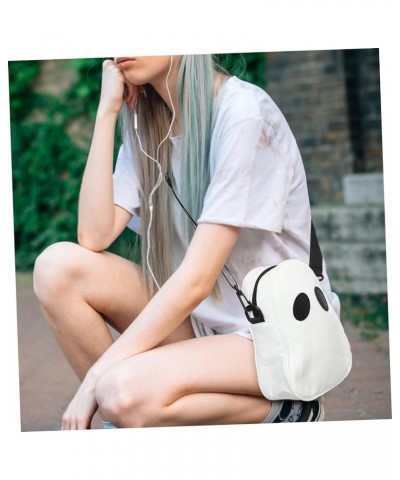 Messanger Bags Purse Bags for Storage Crossbody Pouch Workbag White Tote Purse White Handbag Woman White $9.45 Crossbody Bags