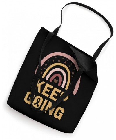 Keep Going – Cancer Journey Cute boho rainbow Tote Bag $11.28 Totes