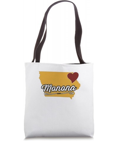 MONONA IOWA | IA USA - Cute Souvenir Merch - US City State - Tote Bag $12.30 Totes