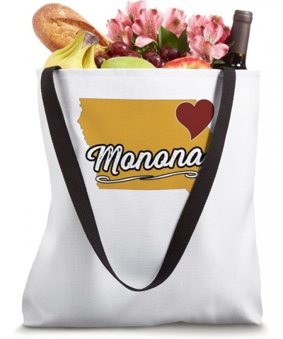 MONONA IOWA | IA USA - Cute Souvenir Merch - US City State - Tote Bag $12.30 Totes