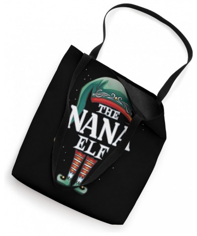 Nana Elf Christmas Group Xmas Pajama Party Tote Bag $14.39 Totes