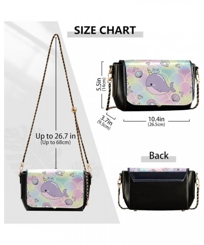 Magic Sun Moon Clouds Sky PU Leather Shoulder Bag Waterproof Women Crossbody Bag Purses Tote Satchel with Chain Strap Cute Na...