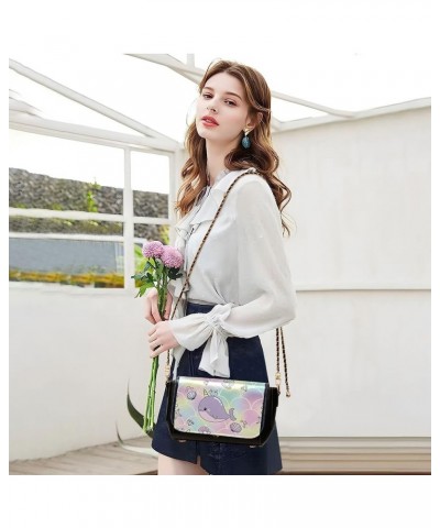 Magic Sun Moon Clouds Sky PU Leather Shoulder Bag Waterproof Women Crossbody Bag Purses Tote Satchel with Chain Strap Cute Na...