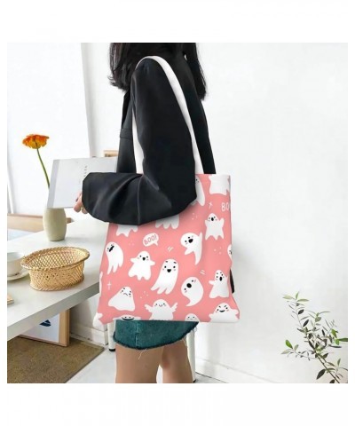 Halloween Ghosts Single Shoulder Fashion Canvas Tote Shopping Bags Handbags For Men And Women Halloween Ghosts31 $10.93 Totes