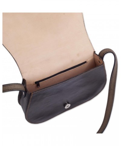 Handmade Leather Sling Espresso from Peru Handbags Brown Slings Solid 'Stylish Espresso' $35.42 Shoulder Bags