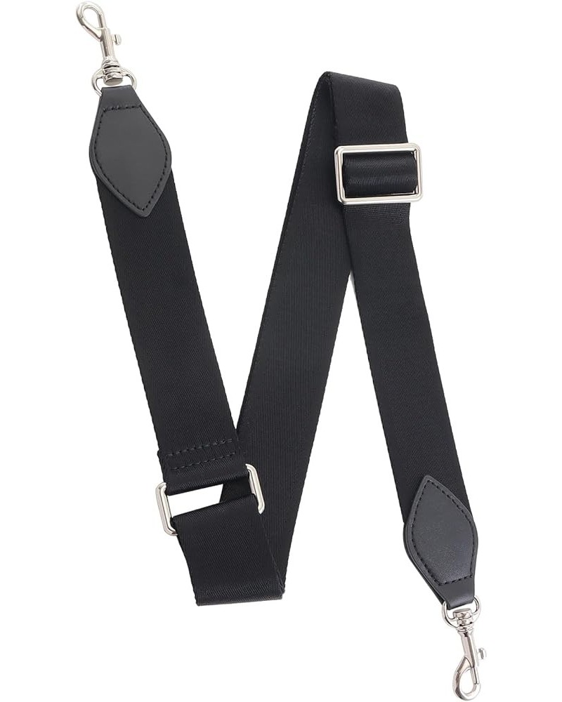 Purse Strap Replacement Crossbody Handbag Stripe Wide Adjustable Silver Hardware-black Purse Strap $15.89 Crossbody Bags