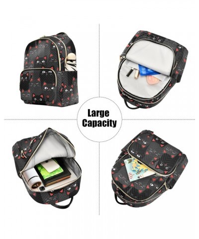 Black Grey Fashion Backpack Purse for Women Multipurpose Casual Daypack with Multi Pockets & Secured Zipper Stylish Backpack ...